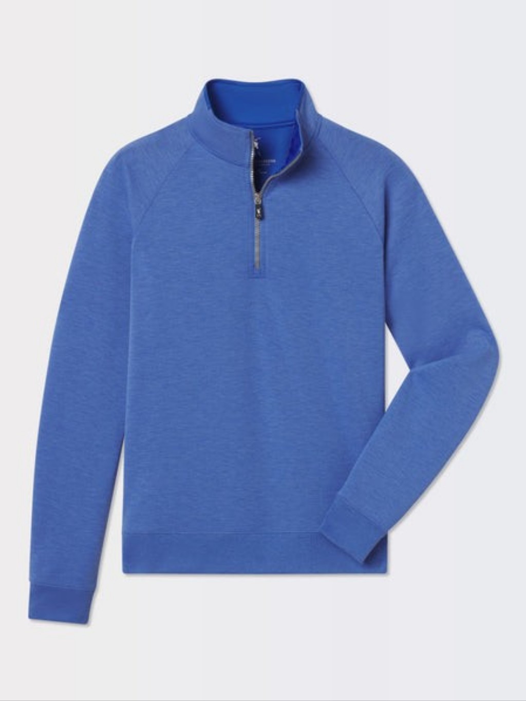 Fairway And Green Gramercy Quarter Zip Men's M Baltic Heather Long Sleeve Preppy